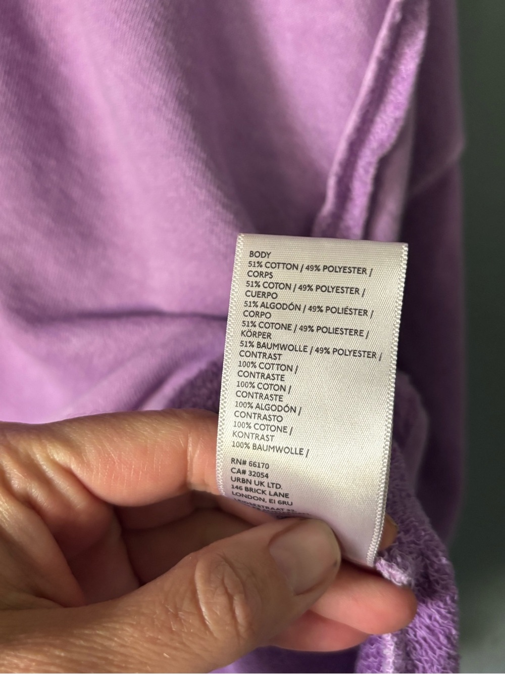 Free People We the Free Camden Henley Sweatshirt Lavender Purple Size M - Picture 11 of 14